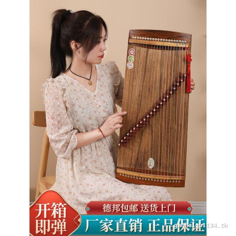 Mini Guzheng Finger Training Device 21-String Beginner Introductory Little Guzheng Portable Exam-gra