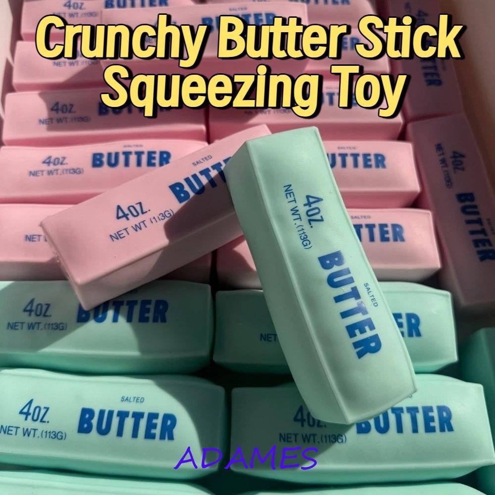 ADAMES ช้า Rebound Butter Stick, Crunchy Super Soft Butter Stick บีบของเล่น,แบบพกพานวดความวิตกกังวลบรรเทา Hand Relax Butter Stick Squishy ของเล่นเด็กของขวัญ