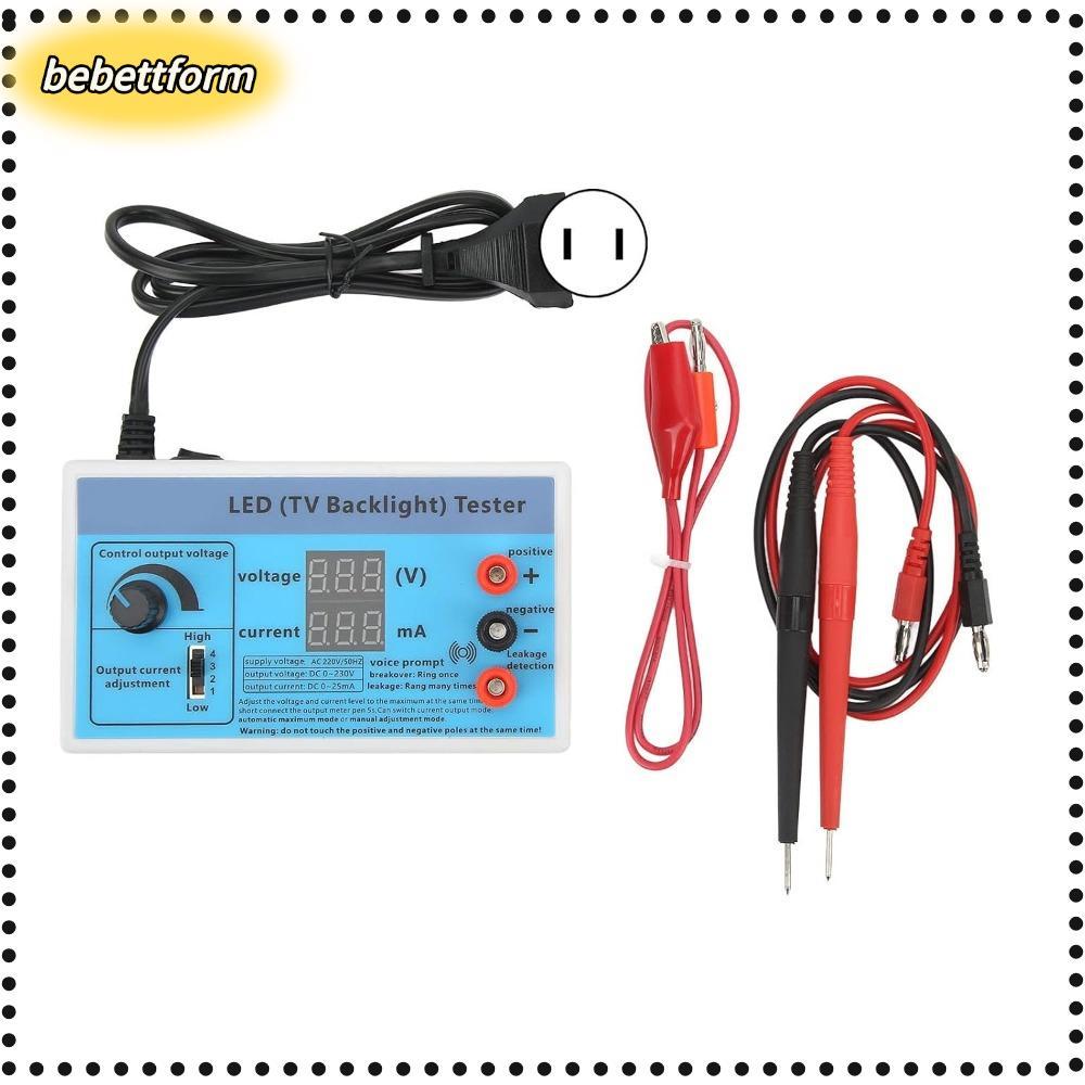BEBETTKISS LED TV Backlight Tester, 0-230V เอาต์พุตมัลติฟังก์ชั่ Backlight Strip Tester, อัจฉริยะปรั