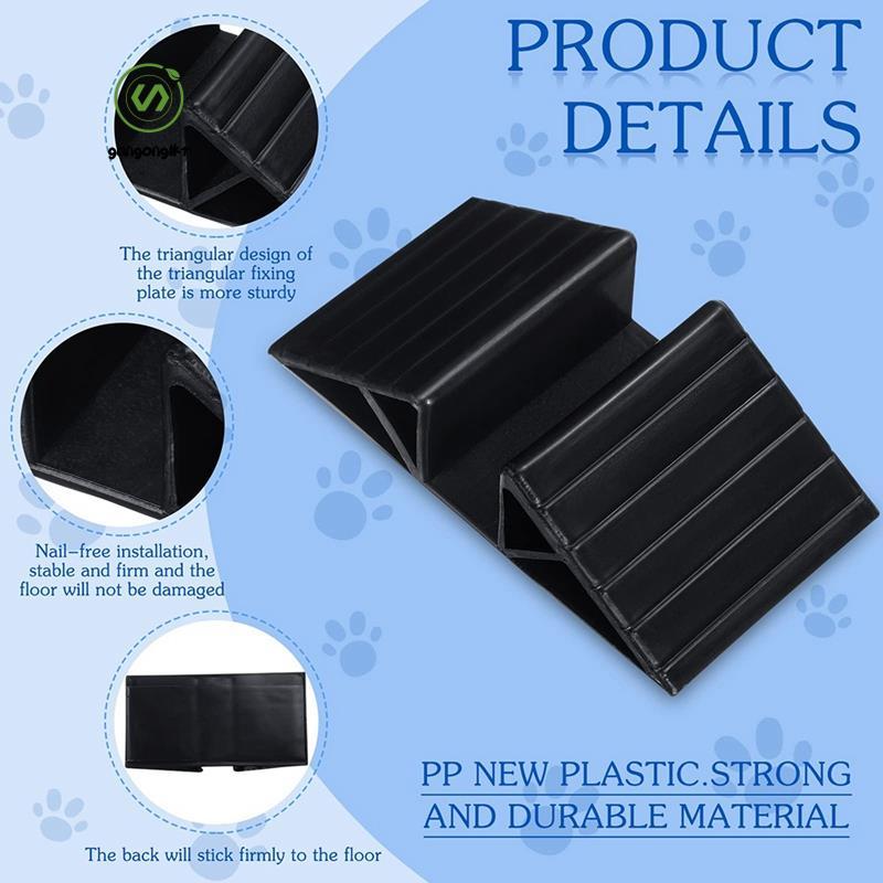 [gangong1kr]10 ชิ้น Pet Gate Support Feet Support Feet Fitting Dog Panel Stabilizer Feet พลาสติกสามเ