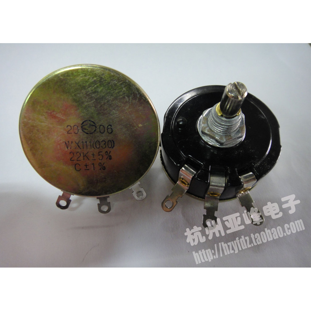 Single Circle Wound Potentiometer WX111 (030) -4.7K WX030-4.7K 3W Power