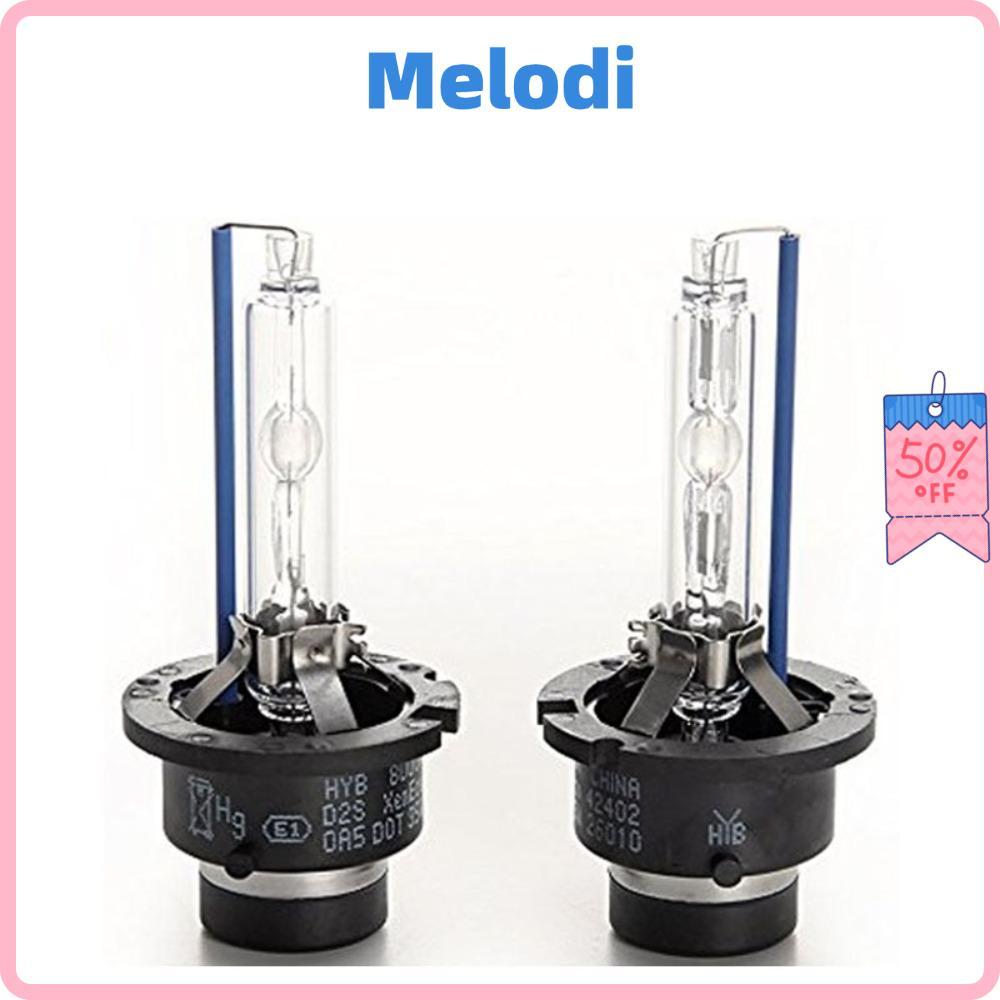 MELODI ไฟหน้าซีนอน 2 ชิ้น, 35W เปลี่ยนไฟหน้า HID, 4300K/6000K/8000K Warm White D2S D2C LED ไฟหน้า