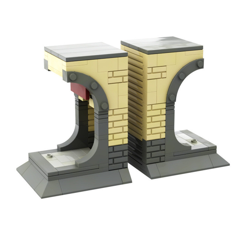 - 80645 Harry Potter Nine Quarter Three-Quarter Platform Building Blocks 9 3 ⁄ 4