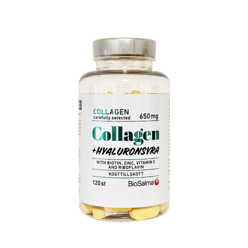 #Biosalma胶原蛋白玻尿酸片 Molecules ขนาดเล็ก 2,000 Dalton Oral Beauty Beauty 120 แคปซูล 9.2