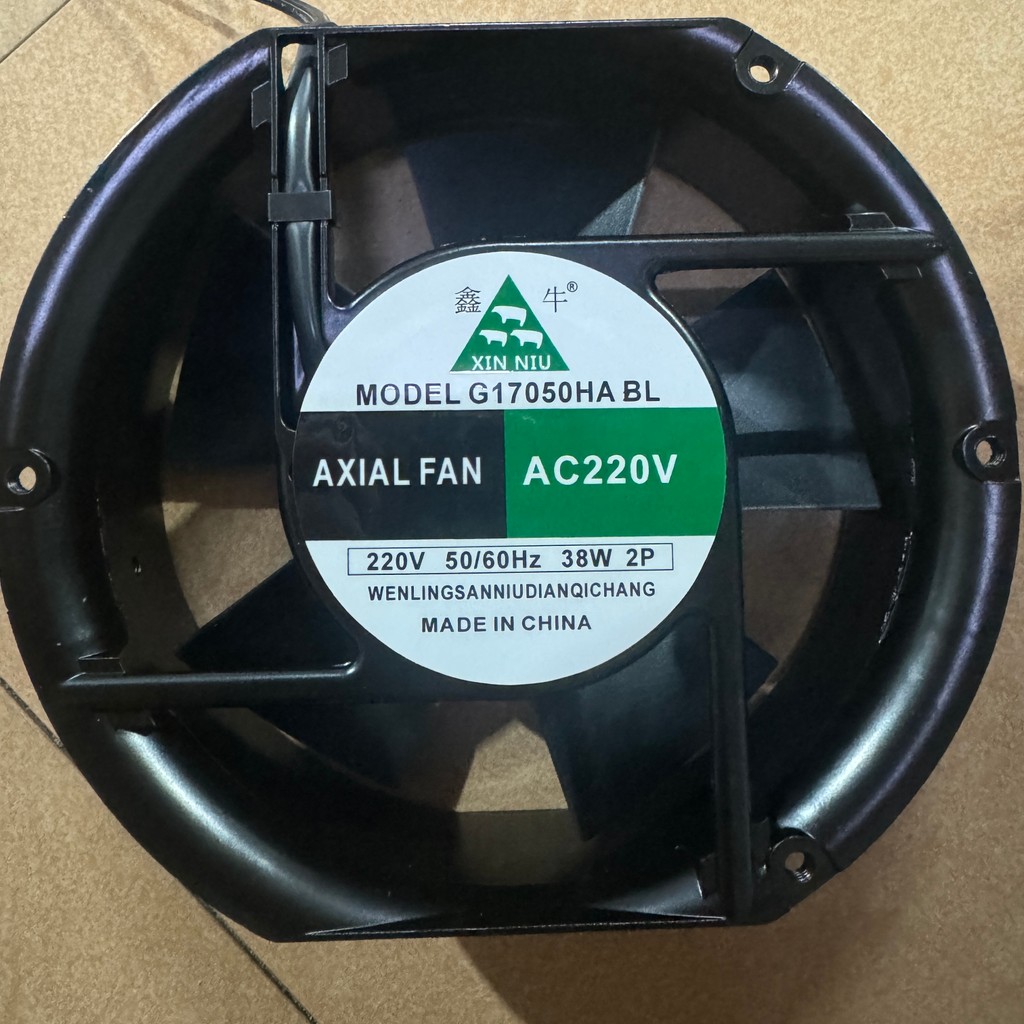 Xinniu G17050HA2BL/HA3BL/SL 17251 AC220/380V พัดลมตู้เชื่อม พัดลมดูดอากาศ