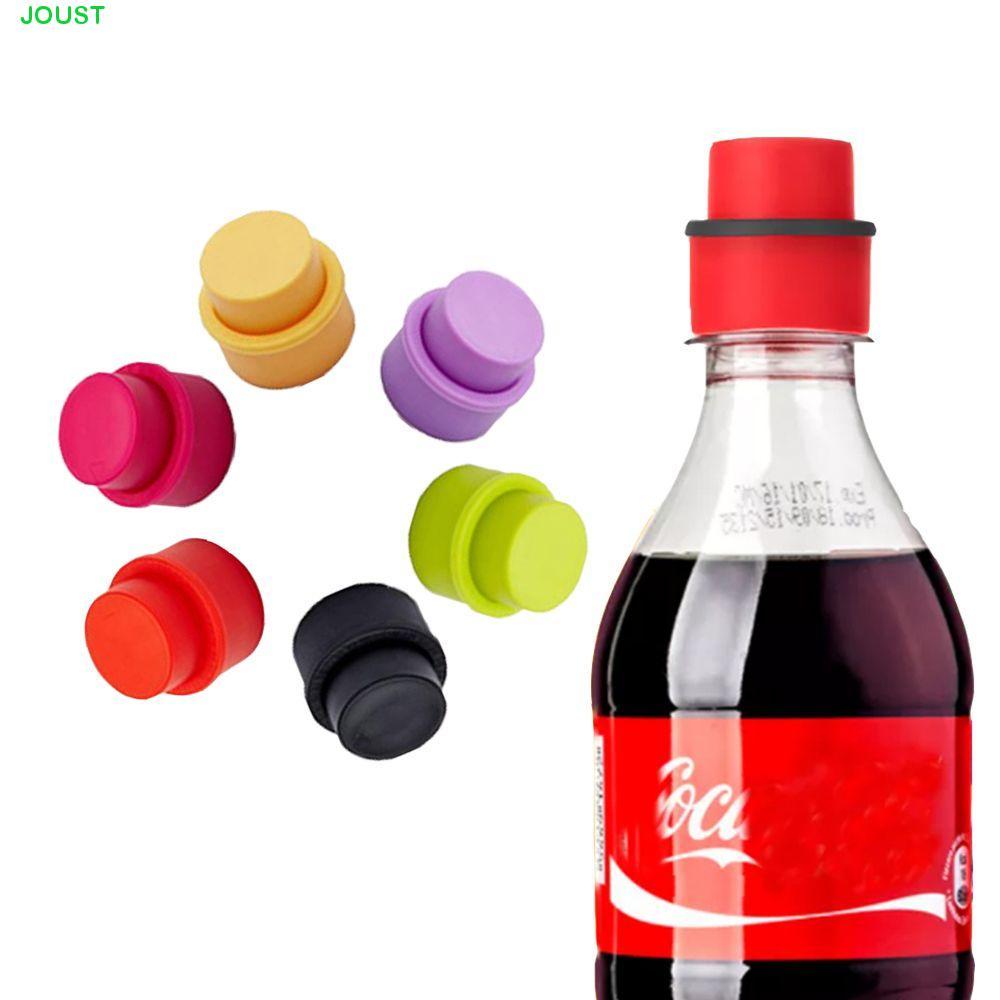 JOUST Stopper Push Type Carbonated Bottle Pump Caps Sealer Cola Fizzy Drink Saver Lid