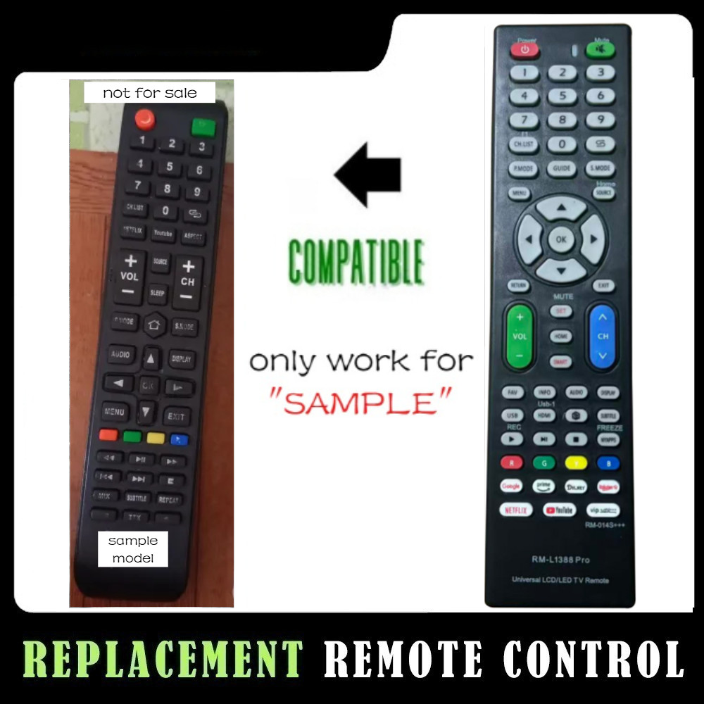 Universal GRAND ANDROID TV REMOTE พร้อมใช้งาน Universal Remote สําหรับ GRAND TV 32M1 GRAND REMOTE