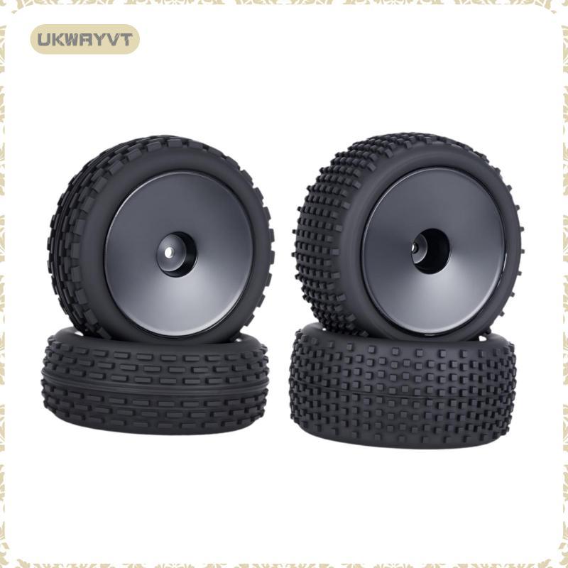 [ukwryvt] 4 ชิ้น 1:10 Scale RC รถยางอุปกรณ์เสริมแทนที่อัพเกรดสําหรับ EB410 Xray XB2