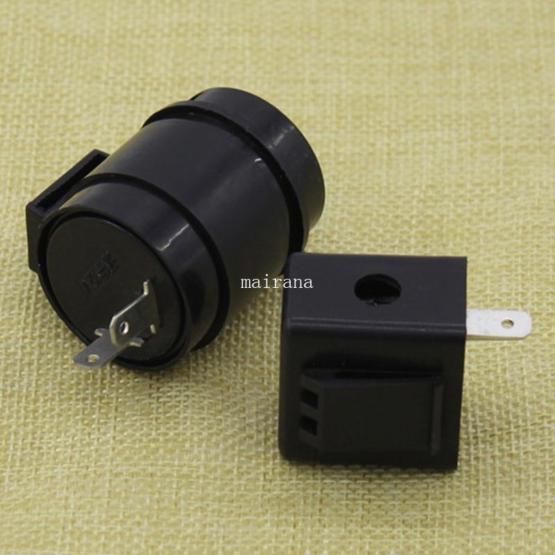 MT Auto Flasher Relay พร้อม Buzzer 2 Pin รถจักรยานยนต์ LED ไฟเลี้ยว
