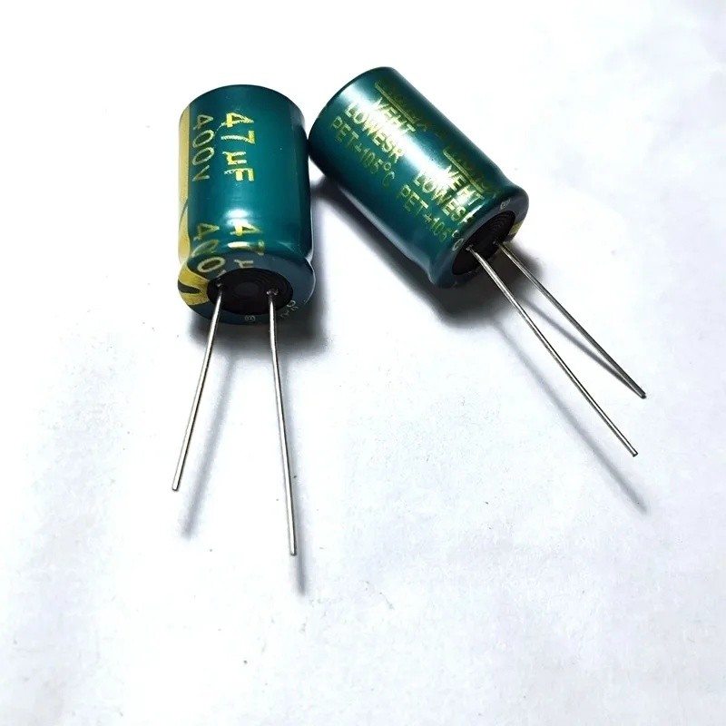 Ly 10pcs 47UF400V 400V47UF 47MFD 400WV 13*20 มม.อลูมิเนียม Electrolytic Capacitor Radial