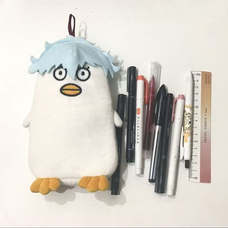 Gintama Elizabeth Pencil Case Furry Funny Fun Pencil Case Student Stationery Storage Pencil Case
