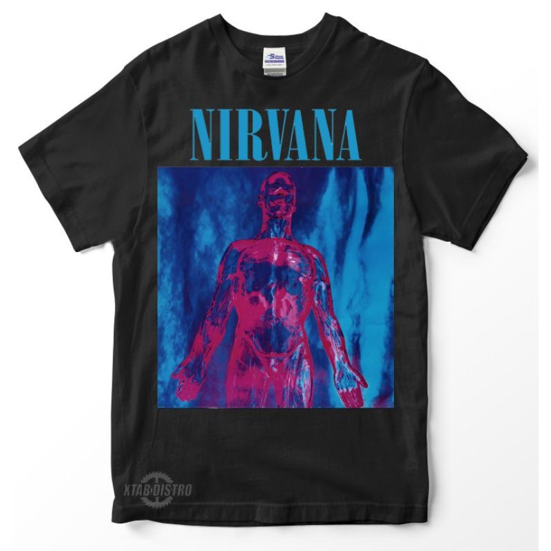เสื้อยืด / เสื้อยืดพรีเมี่ยม NIRVANA - SLIVER black / nirvana / nevermind / vintage / เสื้อยืด