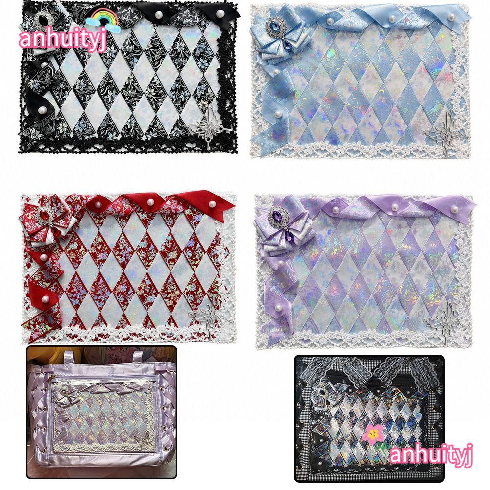 ANHUITYJ Ita BOARD Ribbon Bow Decor Display Board,ขนาดใหญ่ความจุลูกไม้ Ita กระเป๋าใส่ Board, Handmad