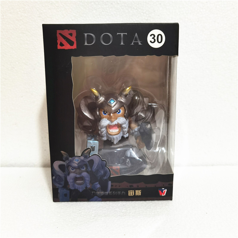 DOTA2 Hand-Made Knife Tower Q Version Doll Zeus Silent Model Jewelry
