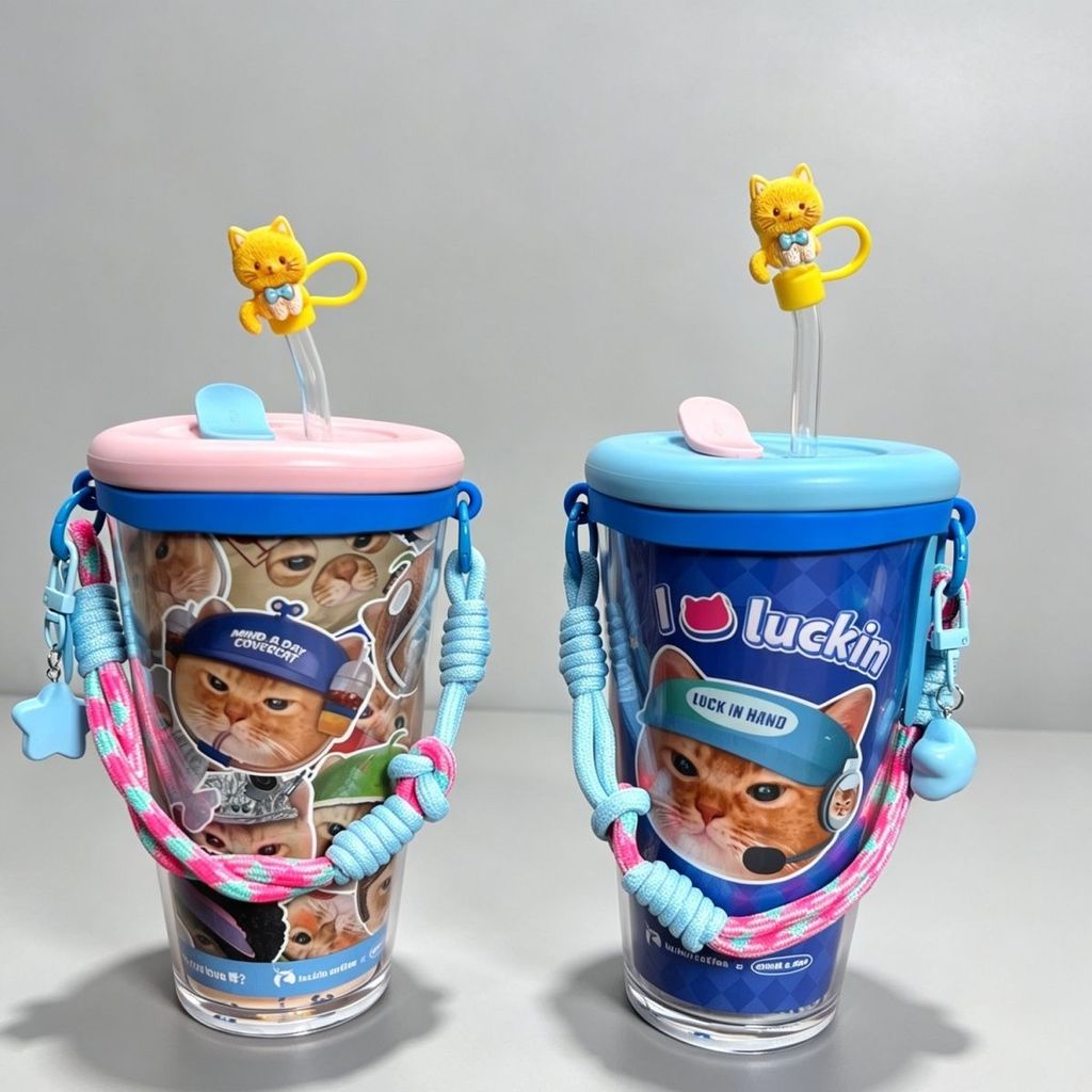 Ruixing MIND.A.DAY MIND.AY MIND.DAY MIND.AY MIND.DAY Co-Branded PP Cup Modified Shell เซรามิคสแตนเลส