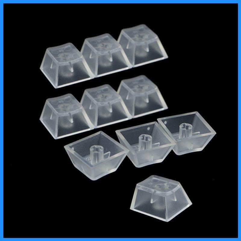 Luk 10 ชิ้นโปร่งใส ABS Keycaps คีย์บอร์ดเครื่องกล Keycaps Matte Backlit Keycaps