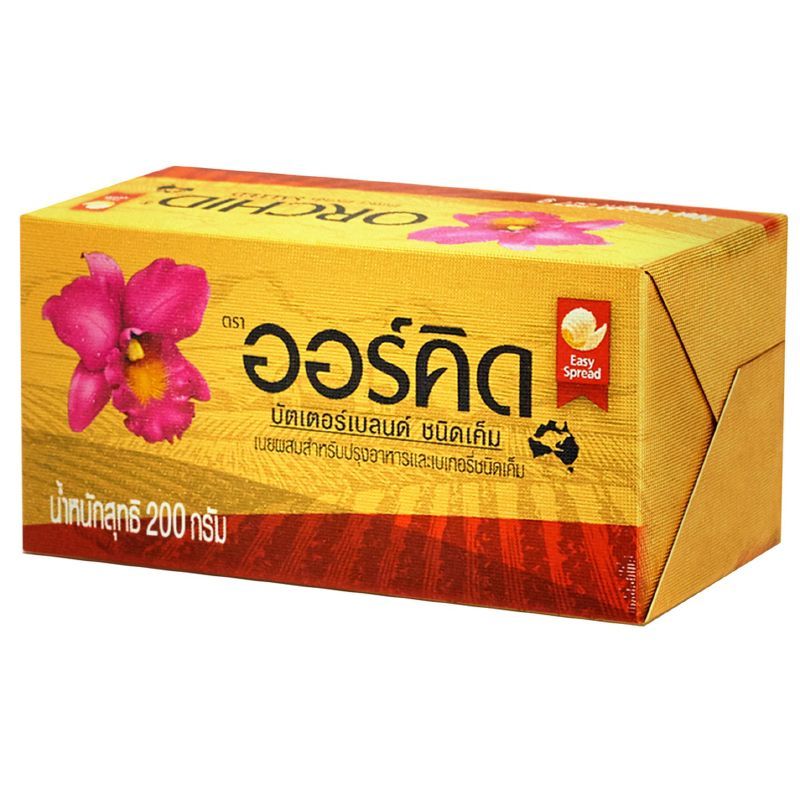 ออร์คิดบัตเตอร์เบลนด์รสเค็ม 200กรัม Orchid Butter Blend Spread Salted 200g.