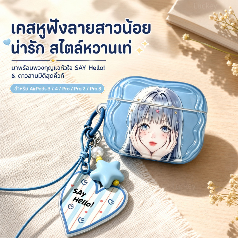 เคสหูฟังเหมาะสําหรับ Apple Airpods 3 Airpods 4 Airpods Pro1/Pro2 Airpods Pro3