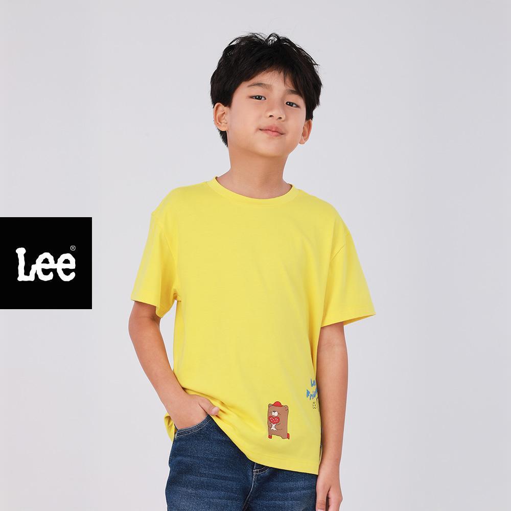 LEE KIDS เสื้อยืดแขนสั้นเด็กผู้ชาย คอลเลคชั่น Mini Zoo Regular รุ่น LK S426BTSSN18 เหลือง