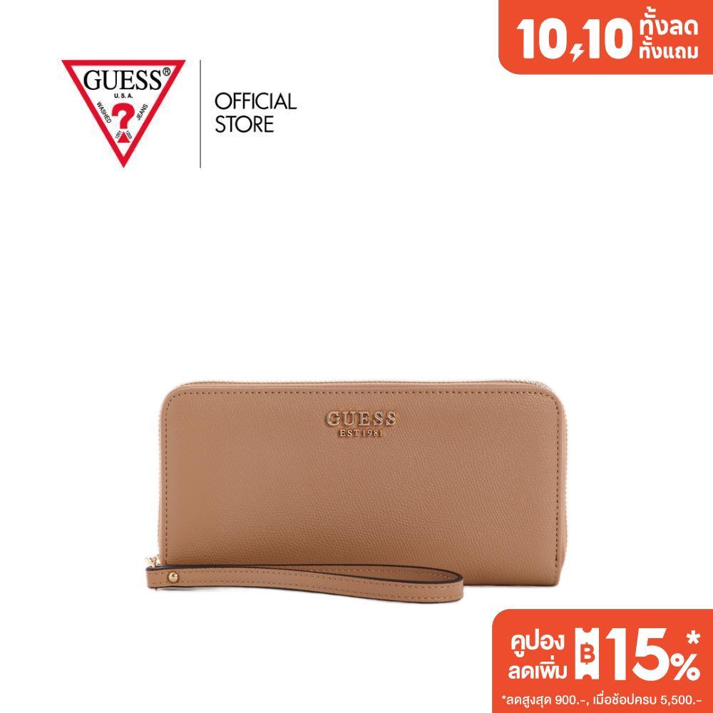 GUESS محفظة كبيرة AMORETTE بسحاب دائري — صورة 2