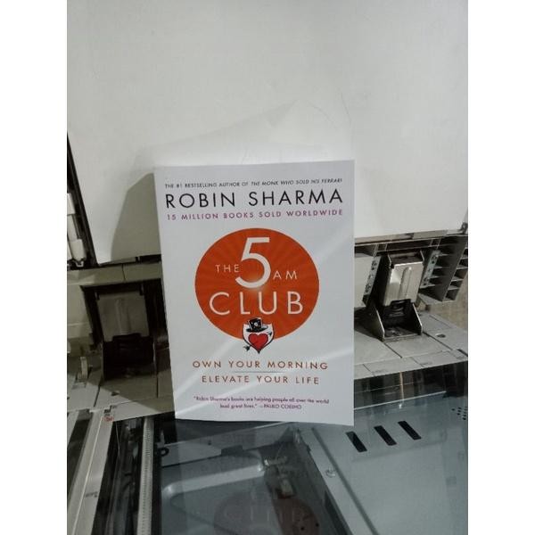 The 5 AM Club Own Your Morning, หนังสือทางกายภาพ Lifeby Robin Sharma ของคุณ