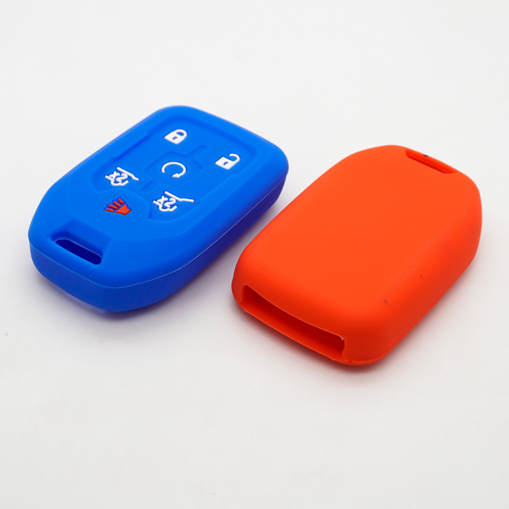 เหมาะสําหรับ GMC Yukon Terrain Yukon Chevrolet Suburban Smart Card Key Case เคสซิลิโคน