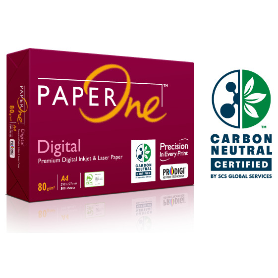 PaperOne A4 / A3 กระดาษดิจิตอล 100 แกรม 500 แผ่น PAPER ONE 100 แกรม 100g ความหนา 500s