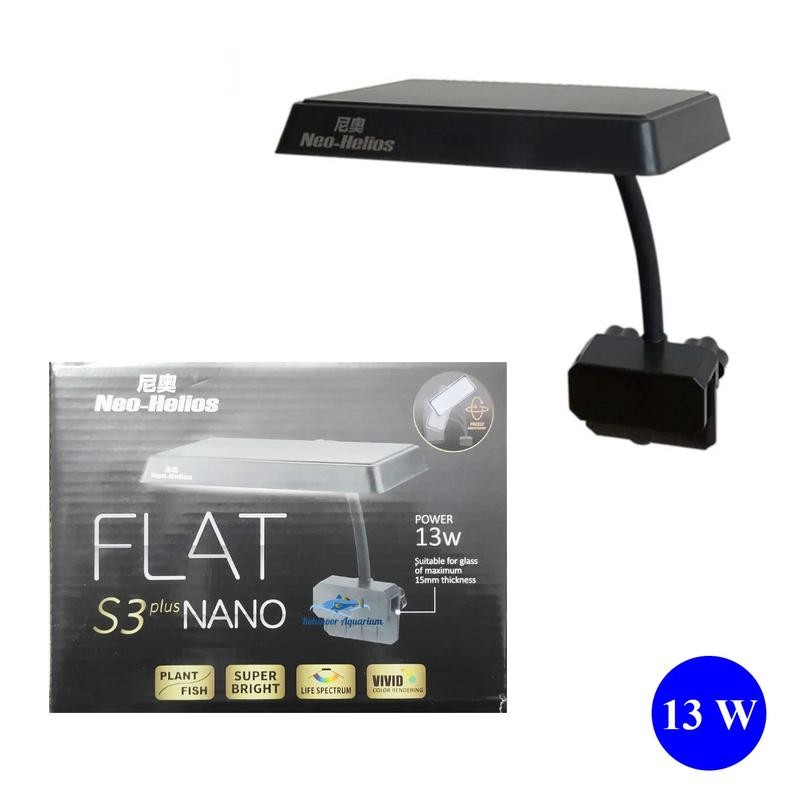 โคมไฟ 13W สามารถปรับได้ 360° โคมไฟตู้ปลา LED RGB โคมคลิป กันน้ำสำหรับปลูกพืชในตู้ปลา Aquarium Fish T