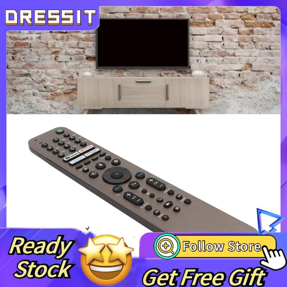 dressit-th rmf tx621e เสียงทีวีระยะไกลพร้อมแบ็คไลท์สำหรับ KD 32W800 32W820 32W830 43x74 43x75 43x75a