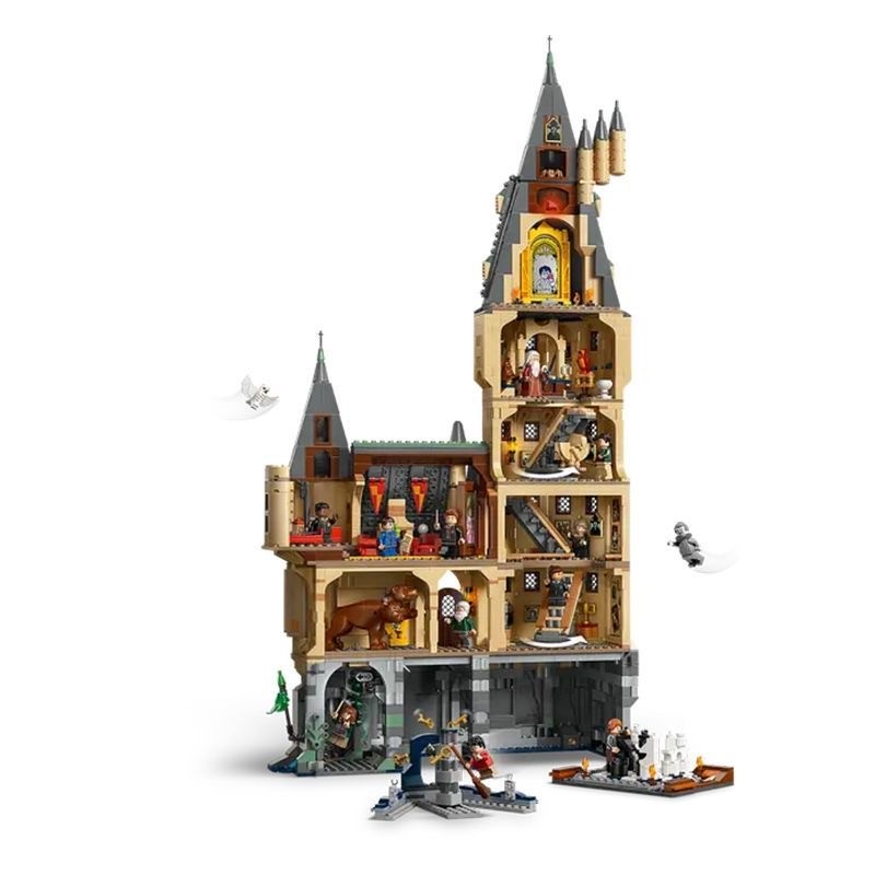 สินค้าใหม่ บล็อกตัวต่อ Harry Potter Series 76454 Hogwarts™ปราสาท: ของขวัญของเล่นประกอบสําหรับเด็กหอห