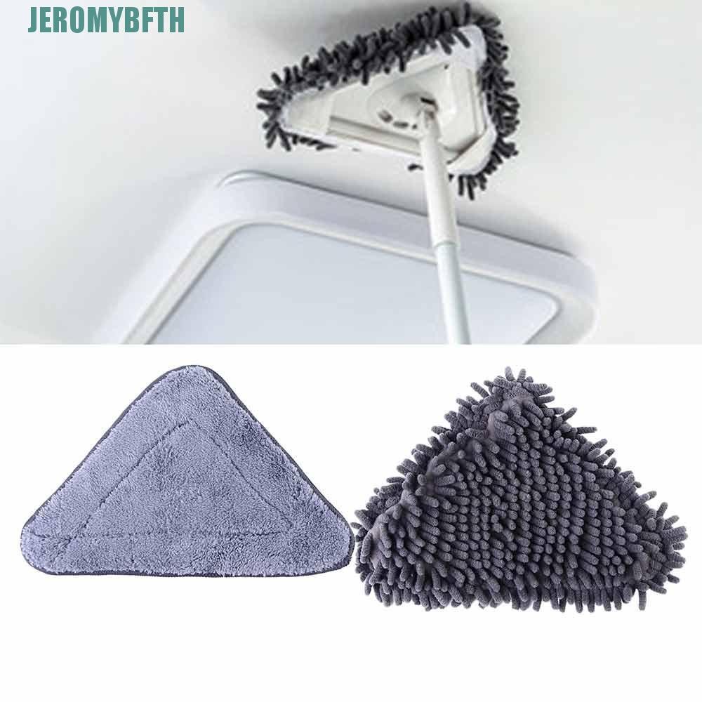 JEROMYBF Mop Head Wipe Window Clean Tool ไม้ถูพื้นไมโครไฟเบอร์แบบแบน