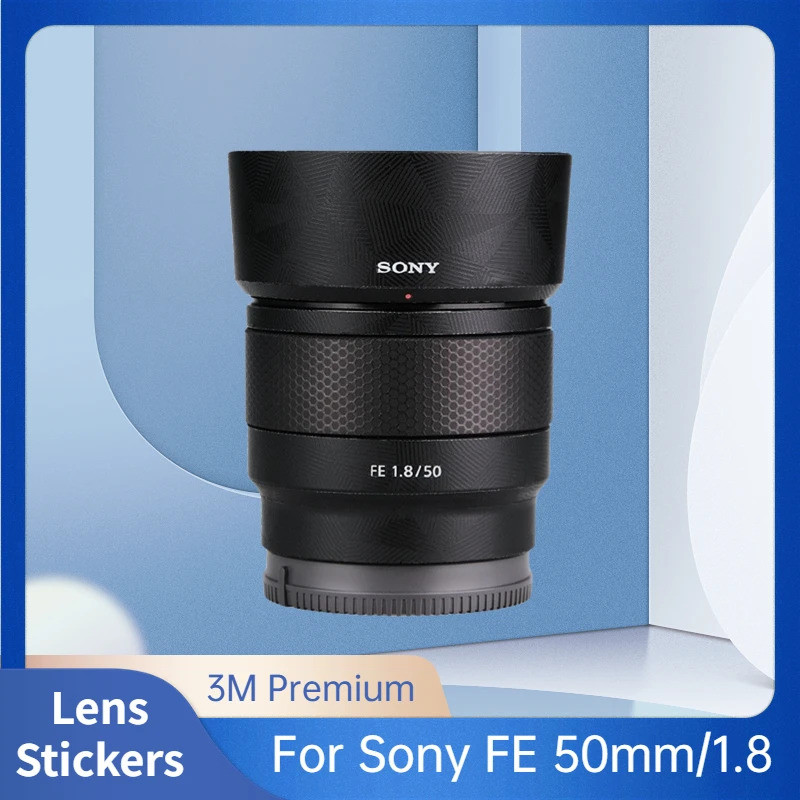 SEL50F18F เลนส์กล้องสติกเกอร์ Coat Wrap ป้องกันฟิล์ม Body Decal สําหรับ Sony FE 50 F1.8 50 มม.1.8 FE