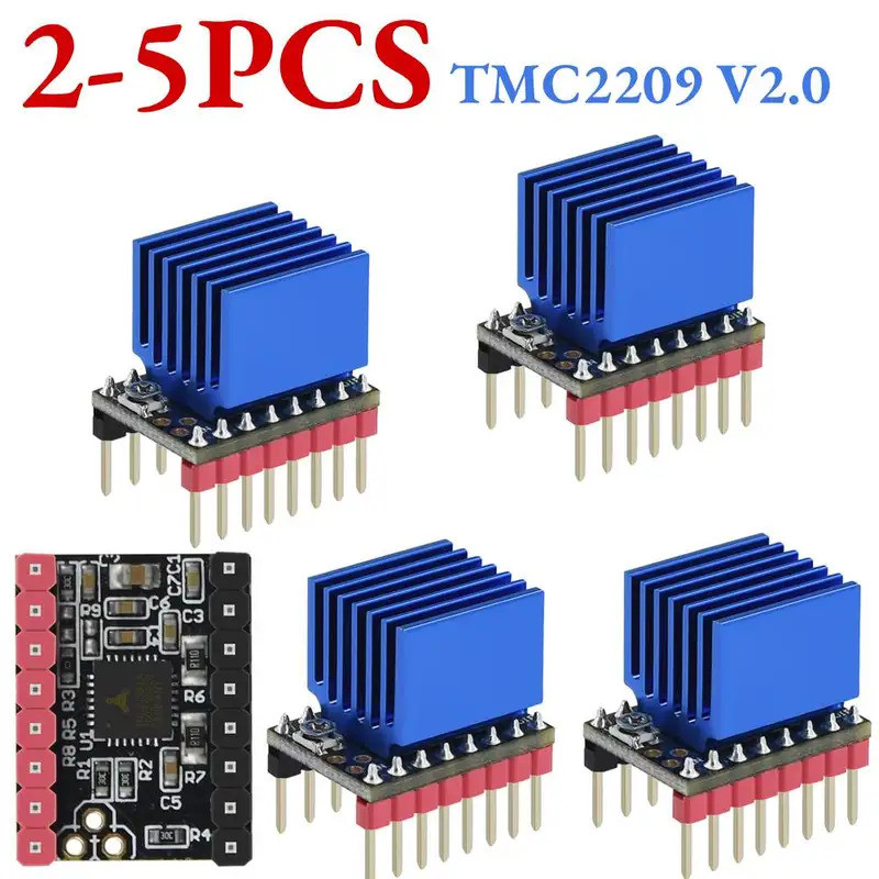 Stepstick TMC2209 TMC2209 V2.0 Stepper Motor Driver แท่งก้าวพิเศษพร้อมฮีทซิงค์รองรับขั้นตอน/โหมด Dir