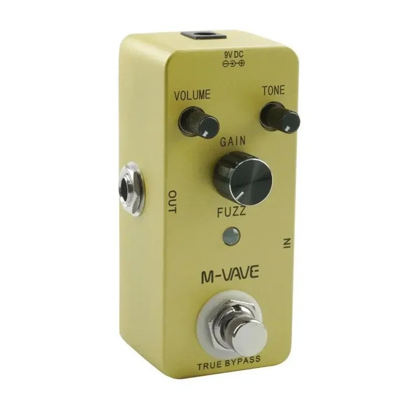 M-VAVE FUZZ Vintage กีตาร์เหยียบสังกะสีอัลลอยด์ True Bypass Full Metal Shell Wah กีตาร์เหยียบกีตาร์ 