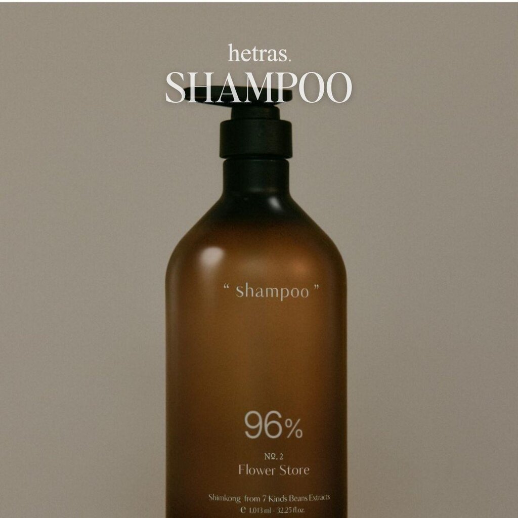 hetras แชมพู สระผม ลดผมร่วง ขนาด 1 ลิตร Simkong Shampoo