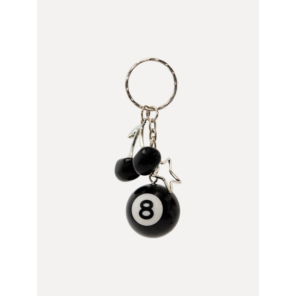 [Pomelo] พวงกุญแจรูปดาวและบิลเลียด / Star Billiard Keyring