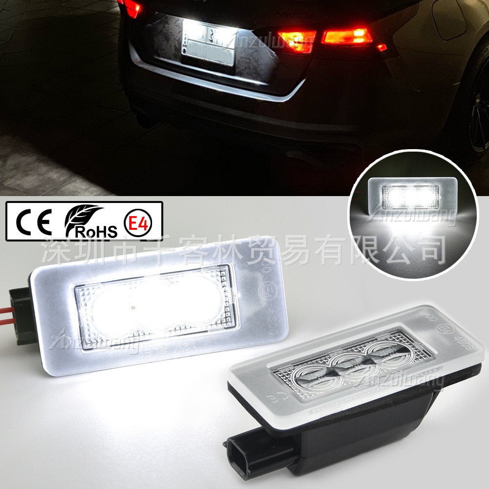 เหมาะสําหรับ Nissan SERENA C27 ไฟป้ายทะเบียน LED SERENA C27 ไฟป้ายทะเบียน LED เป็นไฟรถยนต์ LED