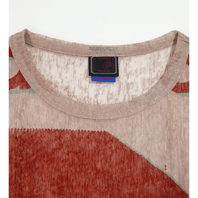 [i4p STUDIO] MPQ 22FW กระเป๋ากํามะหยี่และเสื้อสวมหัวตาข่ายบางเบานุ่ม สไตล์ยืดแขนยาว