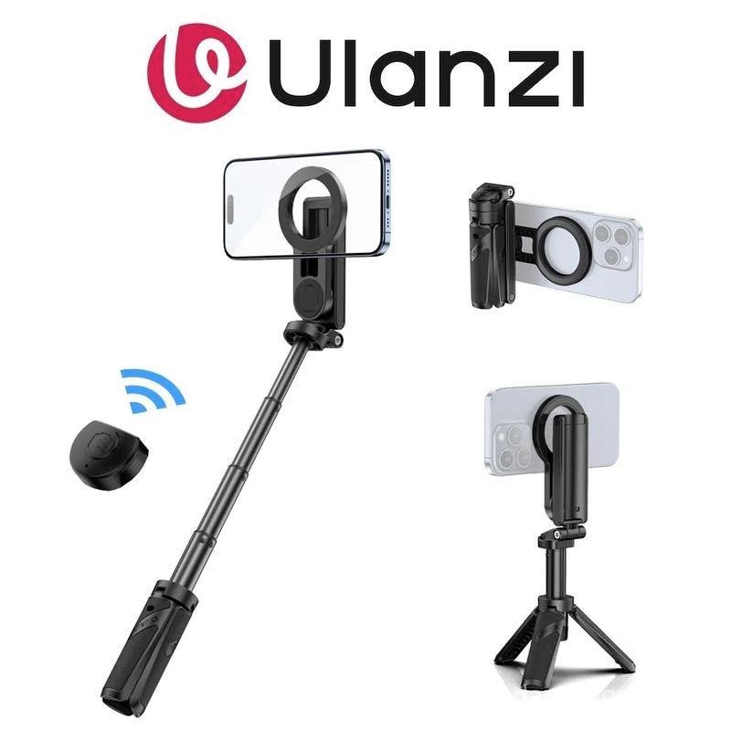 Ulanzi JJ03 3 in 1 Magnetic Phone Holder Tripod Selfie Stick Camera Grip Bluetooth Remote Control fo