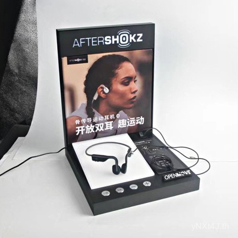 Audition Bone Conduction Display Stand TWS Bluetooth Exhibition Smart Display Stand Store สามารถ Aud