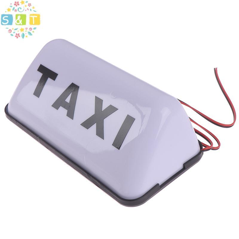 [S&T] Taxi Sign Cab Roof Top Topper Car Magnetic Sign Lamp 12V Light Waterproof {th}