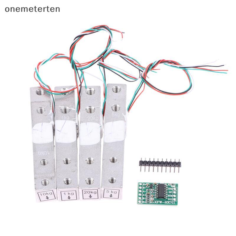 Rten 1/2PCS อลูมิเนียมชั่งน้ําหนักเซ็นเซอร์ความดัน 1 กก.5 กก.10 กก.20 กก.HX711 AD โมดูลน้ําหนักเซนเซ