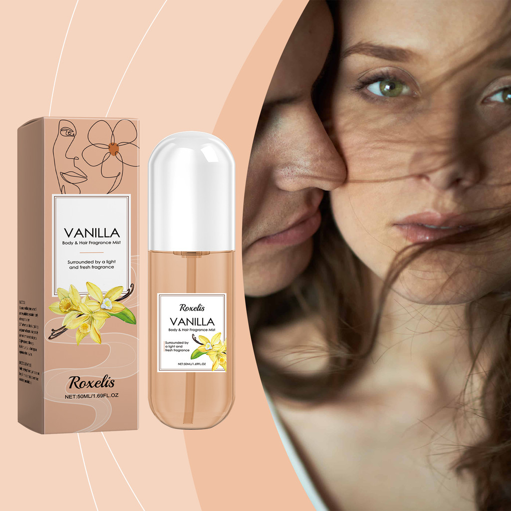 TH STOCK>Vanilla Scented Body Fragrance Spray กลิ่นเฟรชไลท์ธรรมชาติ ติดทนนาน สําหรับผิวกายและเส้นผม*