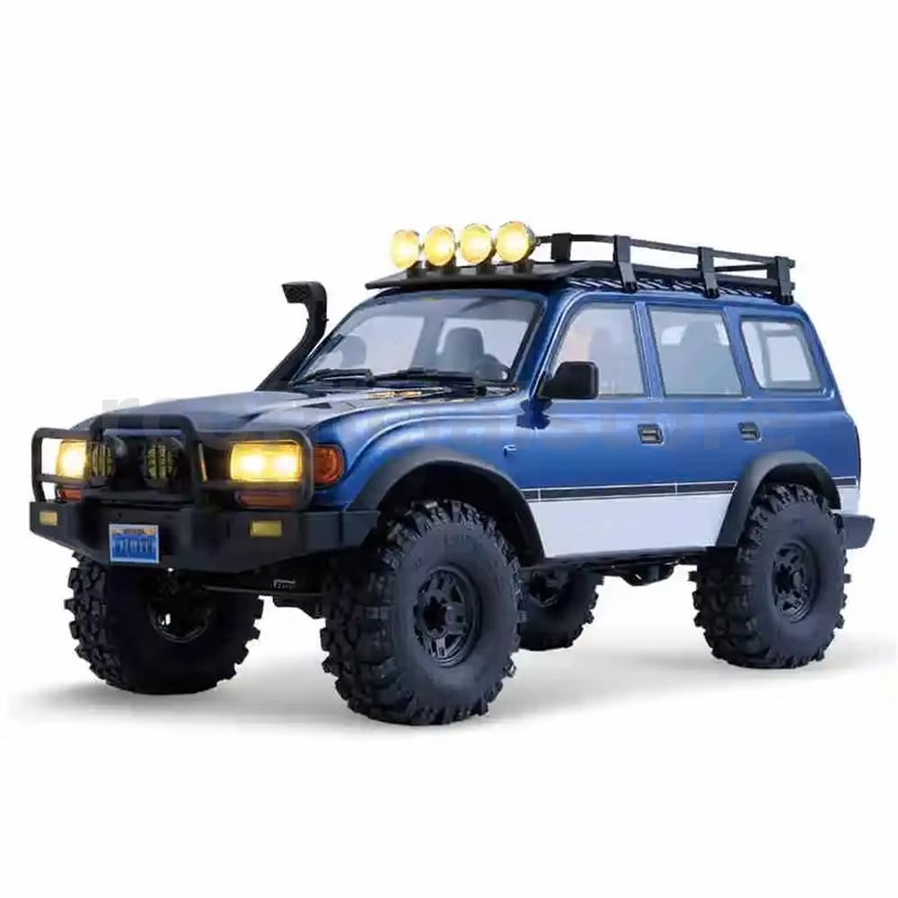 FMS FCX10 PRO 1/10 2.4G 4WD รถ RC แบบไม่มีแปรงสําหรับ TOYOTA Land Cruiser LC80 RS รีโมทคอนโทรลล็อค D