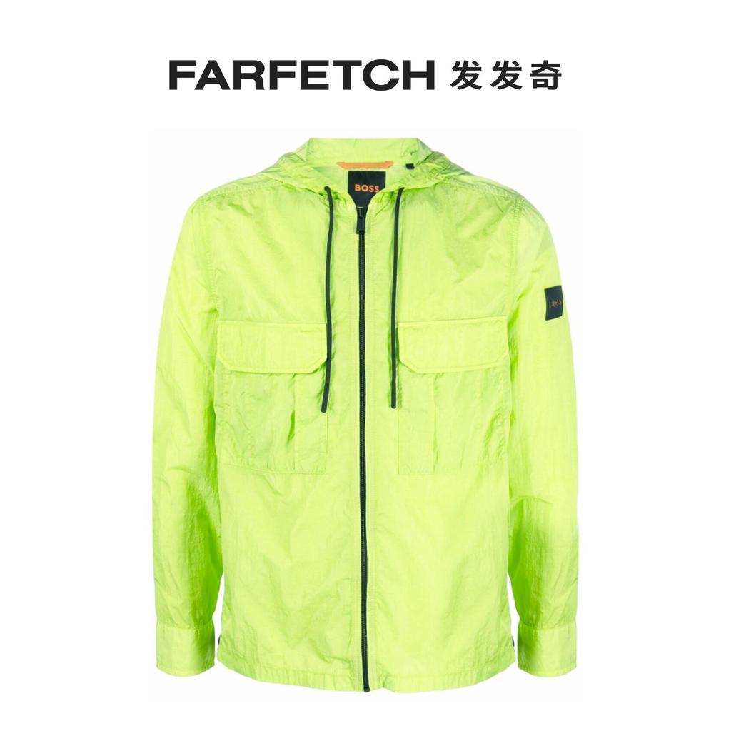 BOSS Hugo Boss เสื้อแจ็คเก็ตซิป น้ำหนักเบาที่เหมาะสำหรับผู้ชาย