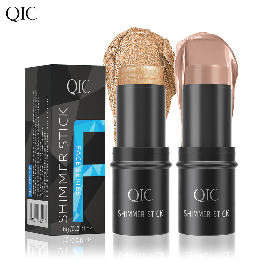 แต่งหน้าข้ามพรมแดน QIC Contouring Stick Blush Stick Highlight คอนซีลเลอร์ Bronzer Shadow Pearlescent