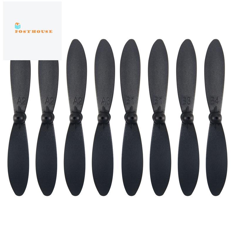 [posthouse]8 ชิ้น CW CCW ใบพัดใบมีดสําหรับ XK A110 A120 A130 A380 RC เครื่องบินอะไหล่