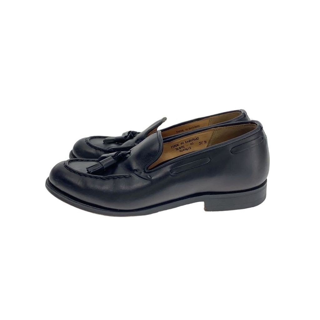 CROCKETT&JONES Loafers -- BLK leather 36892 Direct from Japan Secondhand