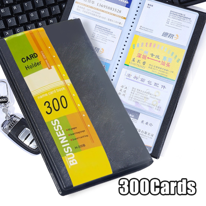 300 Cards Business Card Organizer Book - Namecard & Business Card Holder Album |