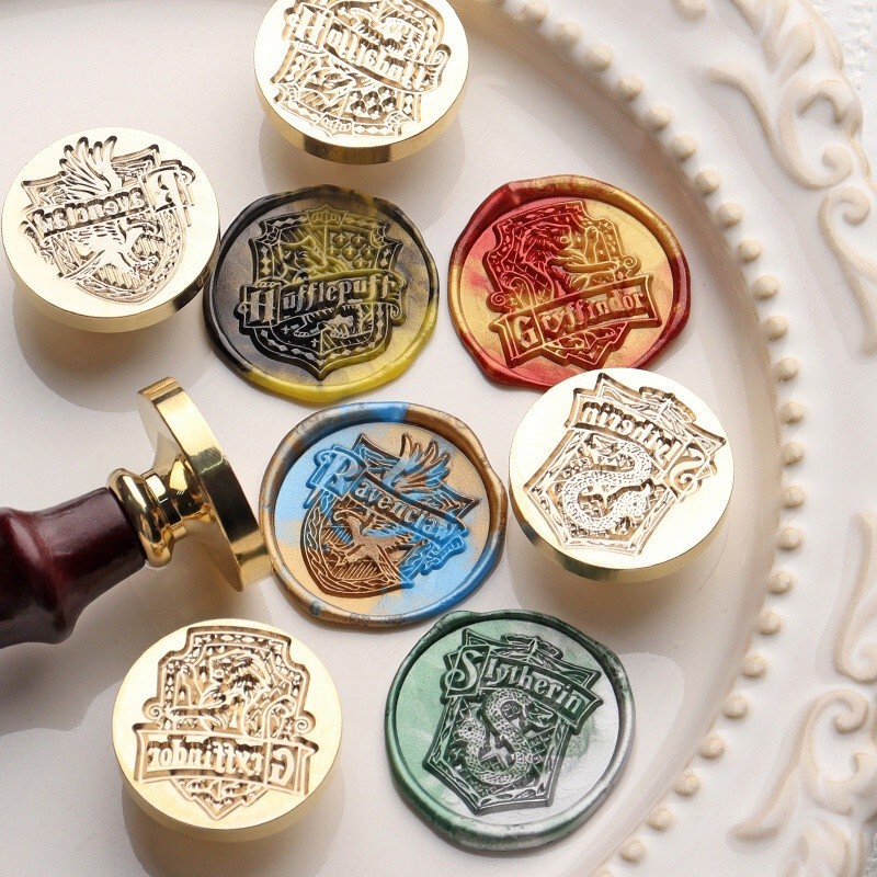 [5452 People Collection] Harry Potter Fire Lacquer Seal Full Set Gift Box Gift Box School of Magic H